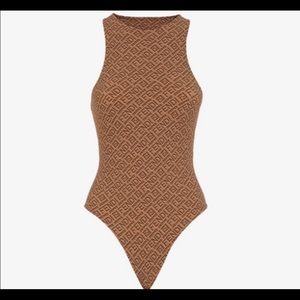 Fendi X Skims logo bodysuit NEW WITH TAGS